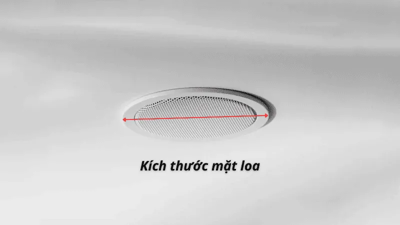 Kích thước mặt loa 